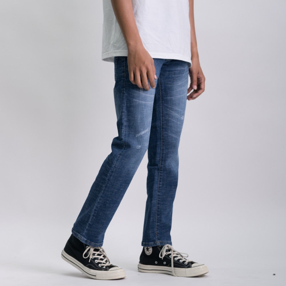 Slim Basic Stone Blue Jeans