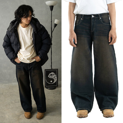 Yojuz Baggy Wash - Vintage Bronze - Celana Jeans