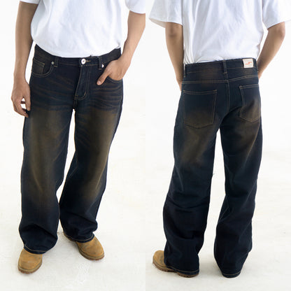 Yojuz Baggy Wash - Vintage Bronze - Celana Jeans