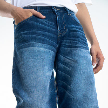 Yojuz Baggy Wash - Cold Blue - Celana Jeans