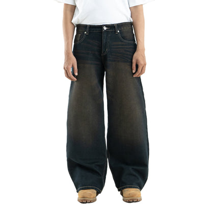 Yojuz Baggy Wash - Vintage Bronze - Celana Jeans