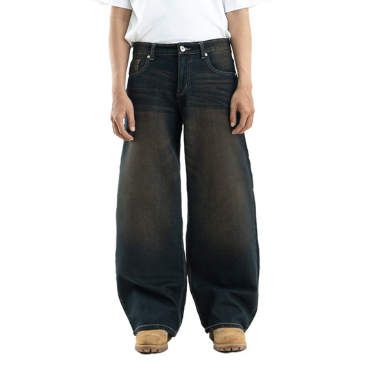 Yojuz Baggy Wash - Vintage Bronze - Celana Jeans