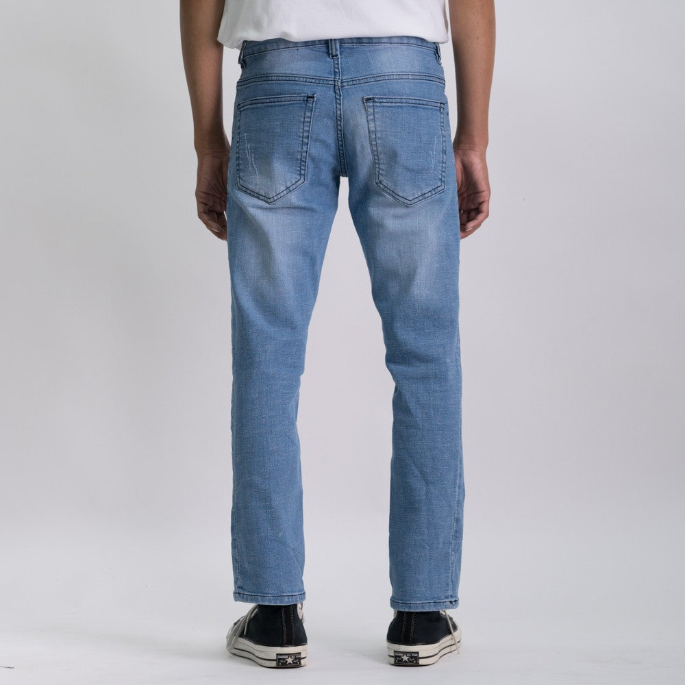 Slim Basic Acid Wash Jeans